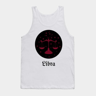 LIBRA ZODIAC SIGN Tank Top